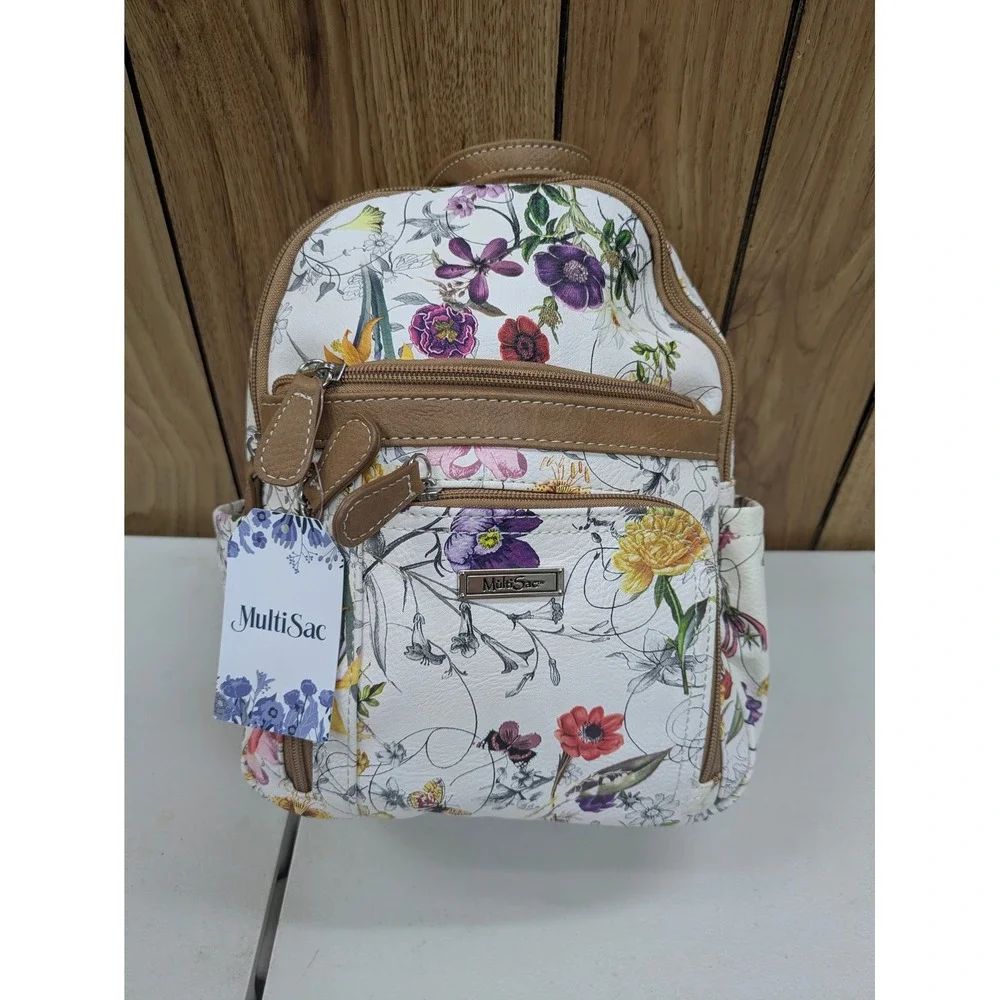 MultiSac Adele Backpack Vienna Floral Print